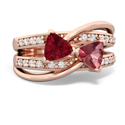 lab ruby-tourmaline couture ring