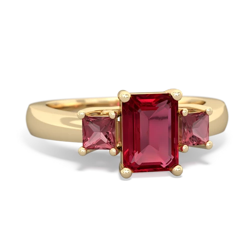 lab ruby-tourmaline timeless ring