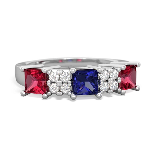 lab sapphire-lab ruby timeless ring