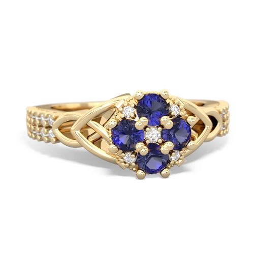 lab sapphire-lab sapphire engagement ring