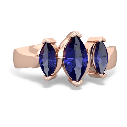 sapphire-tourmaline keepsake ring