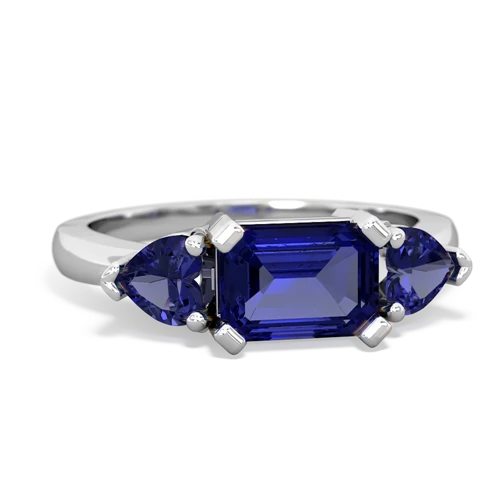 lab sapphire-lab sapphire timeless ring