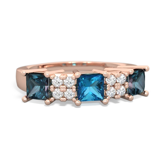 london topaz-alexandrite timeless ring