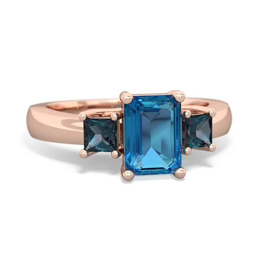 london topaz-alexandrite timeless ring