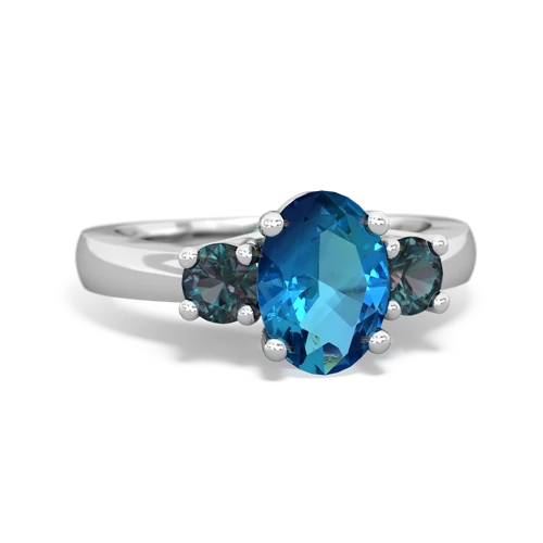 london topaz-alexandrite timeless ring