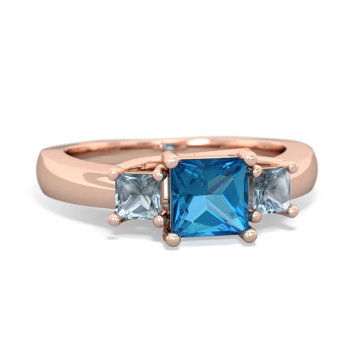 london topaz-aquamarine timeless ring