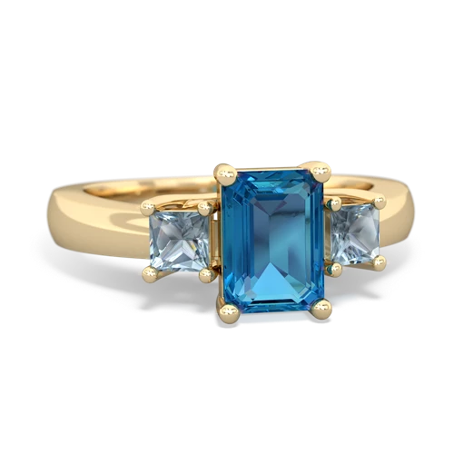 london topaz-aquamarine timeless ring