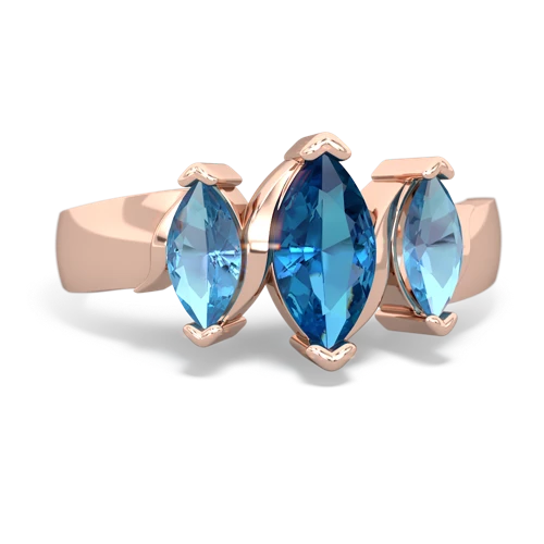 london topaz-blue topaz keepsake ring