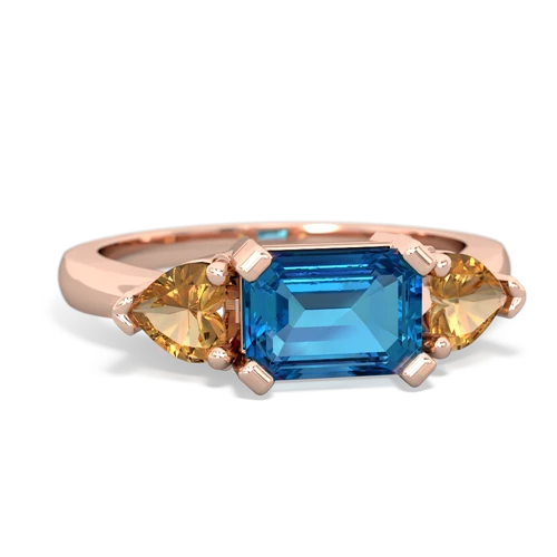 london topaz-citrine timeless ring