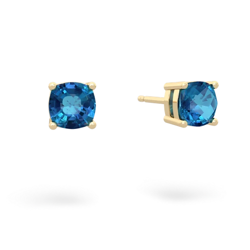 london topaz stud earrings