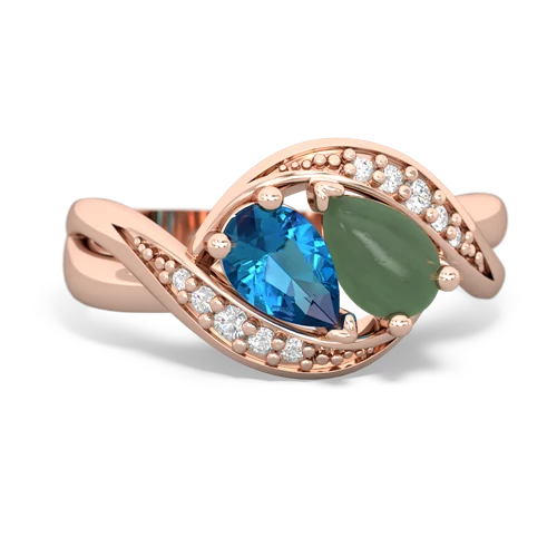 london topaz-jade keepsake curls ring