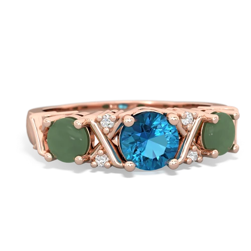 london topaz-jade timeless ring