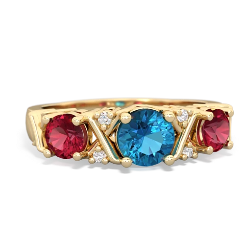 london topaz-lab ruby timeless ring