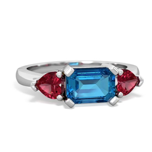 london topaz-lab ruby timeless ring