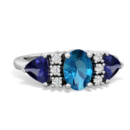 london topaz-lab sapphire timeless ring