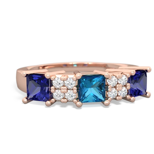 london topaz-lab sapphire timeless ring