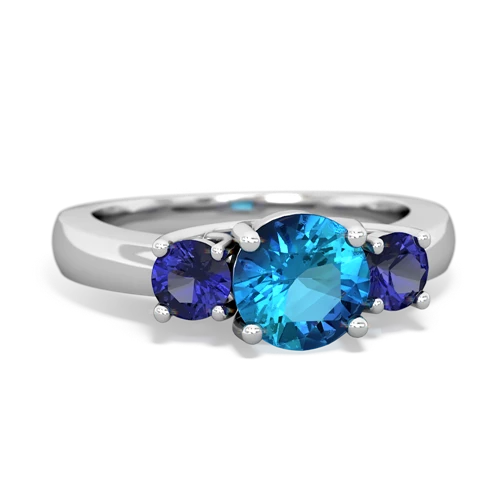 london topaz-lab sapphire timeless ring