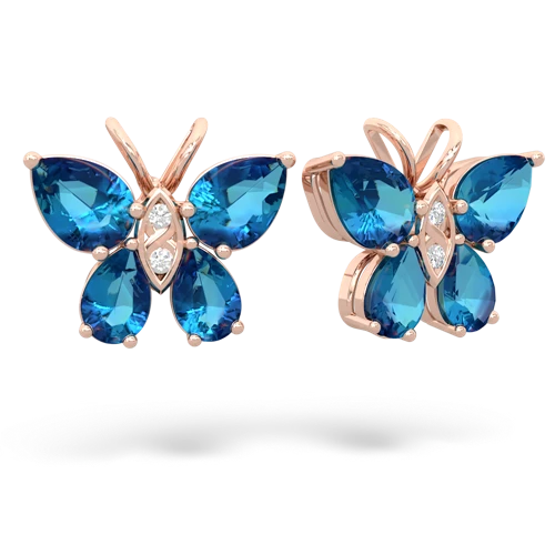 london topaz-london topaz butterfly earrings