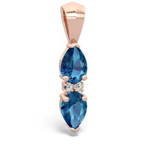 london topaz-london topaz bowtie pendant