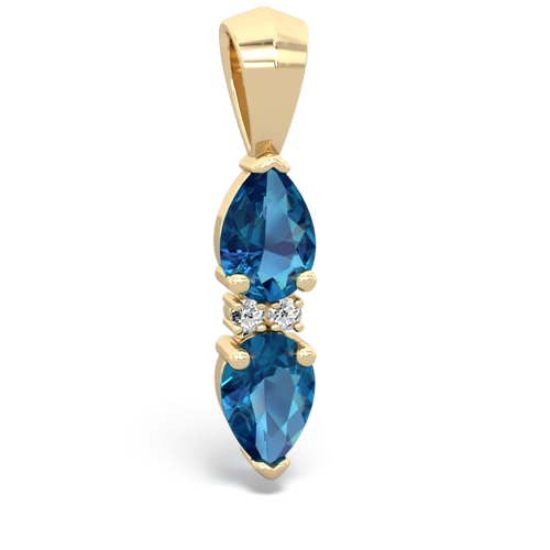 london topaz-london topaz bowtie pendant