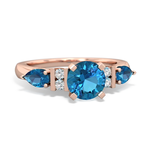 blue topaz-ruby engagement ring