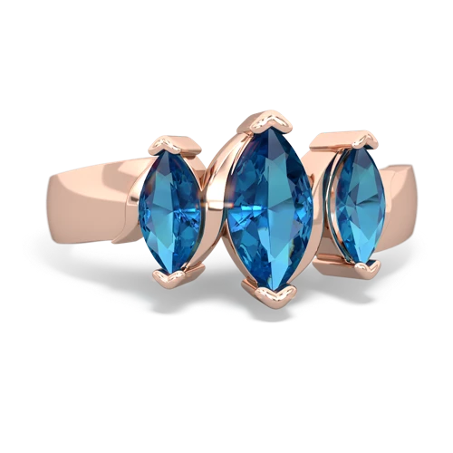 sapphire-blue topaz keepsake ring
