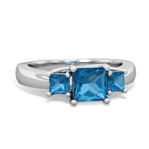 garnet-blue topaz timeless ring