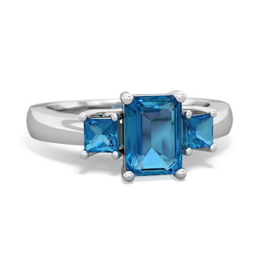 garnet-blue topaz timeless ring