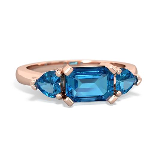 blue topaz-turquoise timeless ring