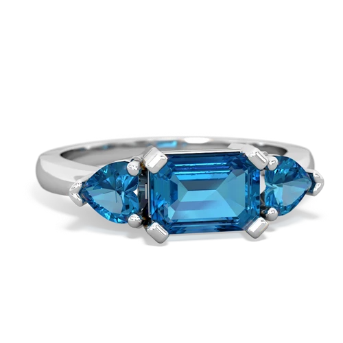 blue topaz-london topaz timeless ring