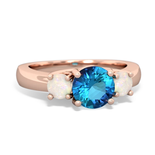 london topaz-opal timeless ring