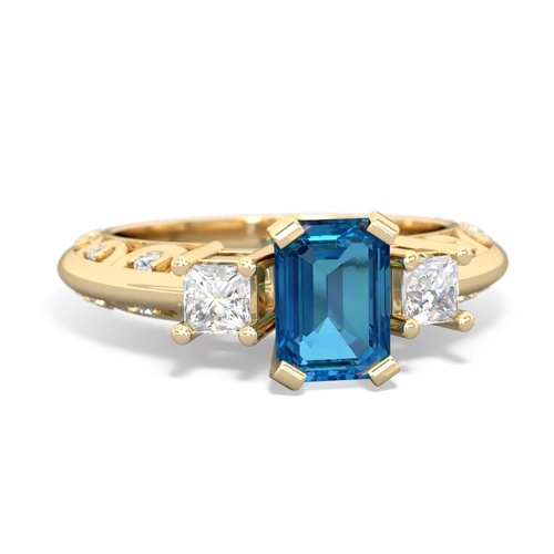 london topaz engagement ring