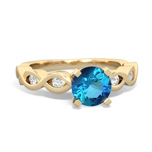 london topaz engagement ring