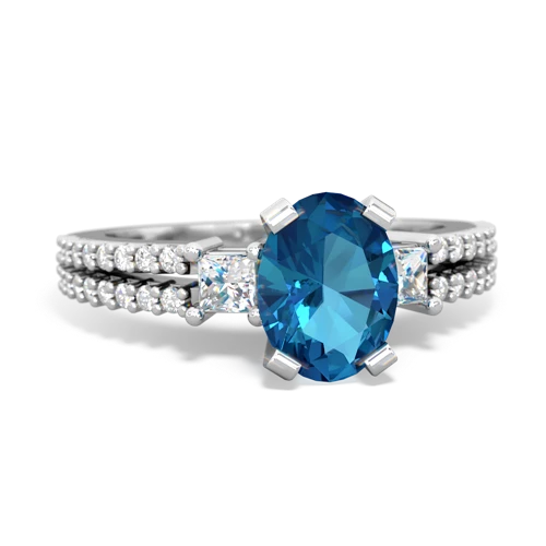 london topaz engagement ring