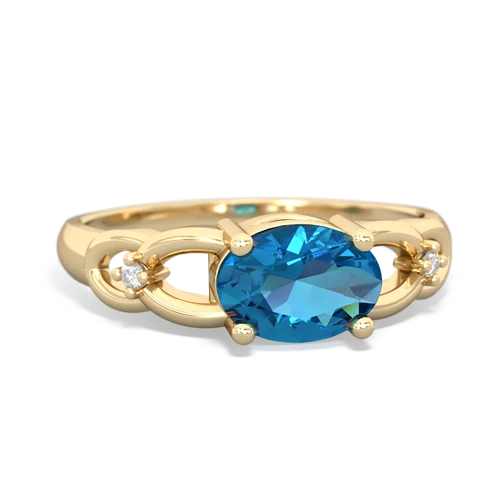 london topaz filligree ring