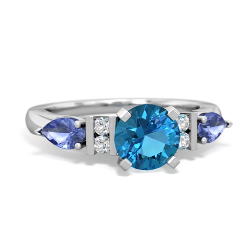 london topaz-tanzanite engagement ring