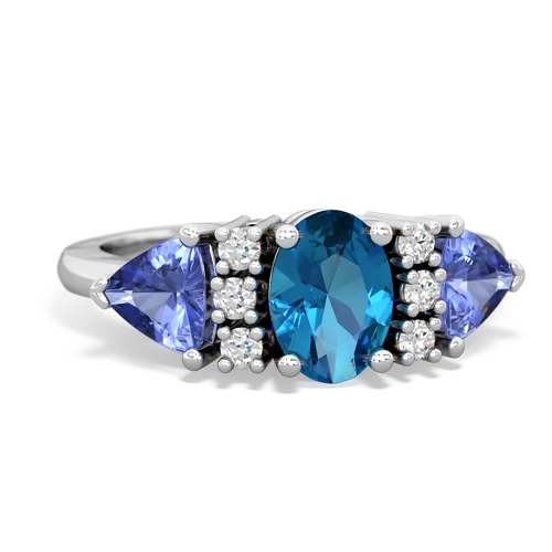 london topaz-tanzanite timeless ring