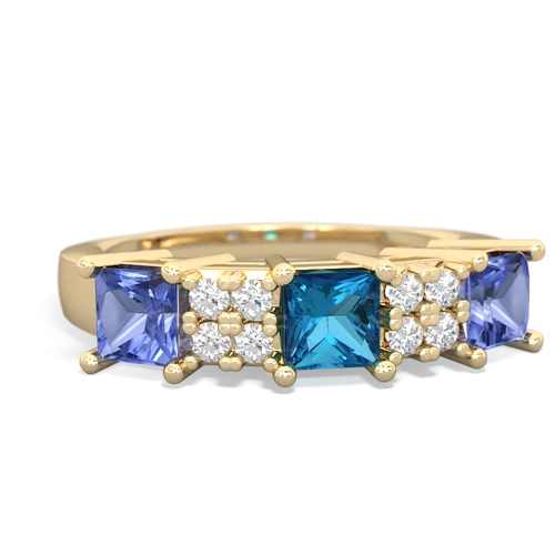 london topaz-tanzanite timeless ring