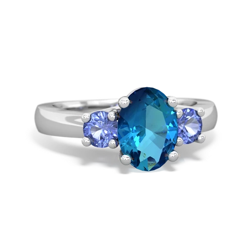 london topaz-tanzanite timeless ring