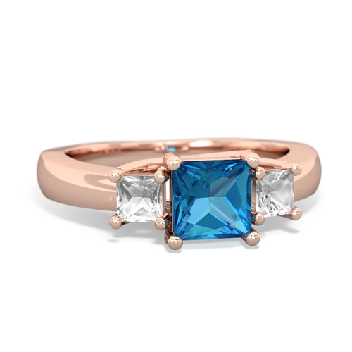 london topaz-white topaz timeless ring