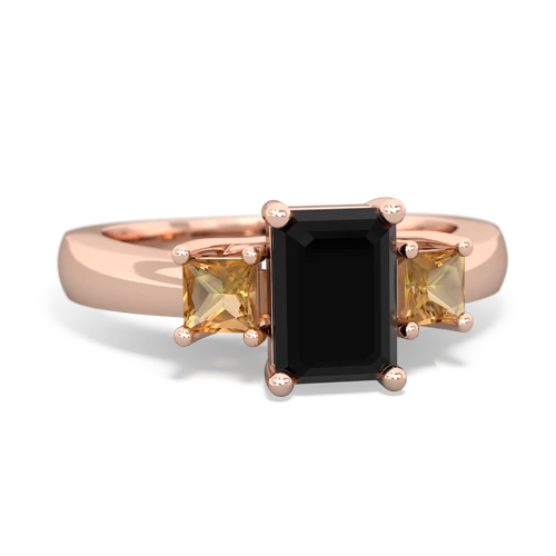 onyx-citrine timeless ring