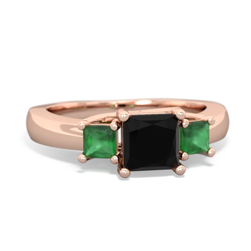 onyx-emerald timeless ring