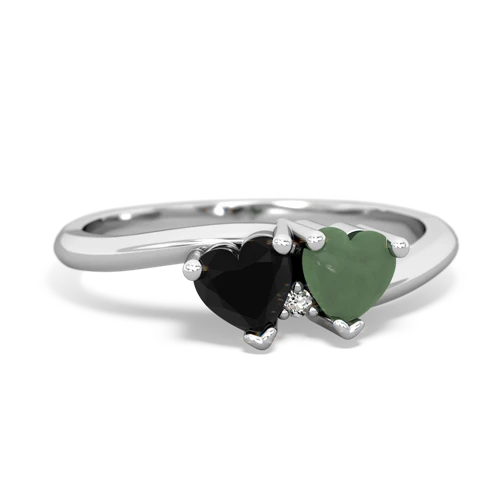 onyx-jade sweethearts promise ring