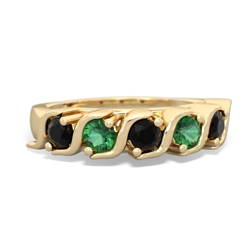 onyx-lab emerald timeless ring