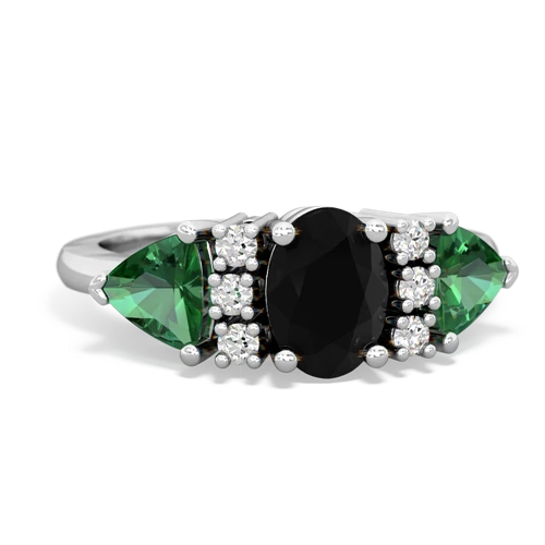 onyx-lab emerald timeless ring