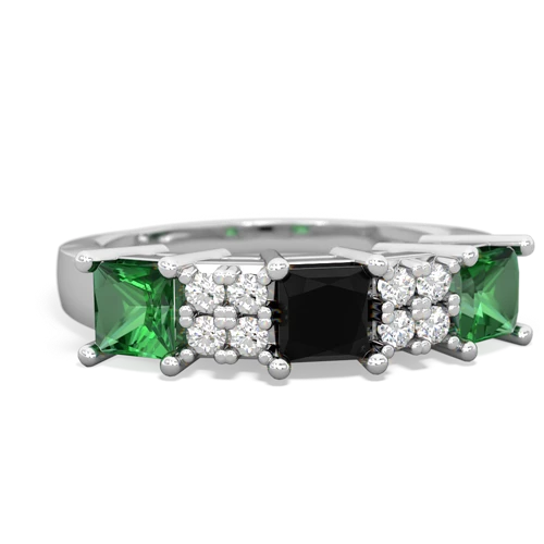 onyx-lab emerald timeless ring