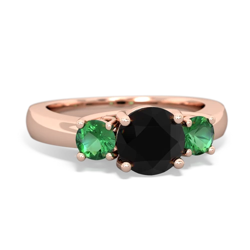 onyx-lab emerald timeless ring