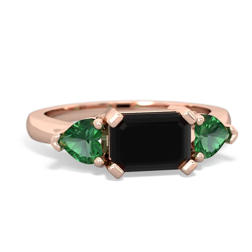 onyx-lab emerald timeless ring