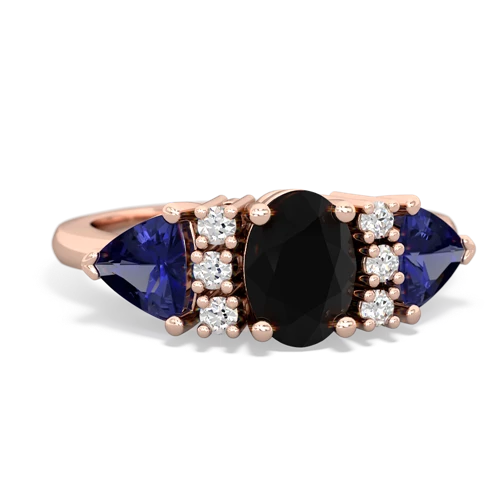 onyx-lab sapphire timeless ring