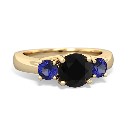 onyx-lab sapphire timeless ring